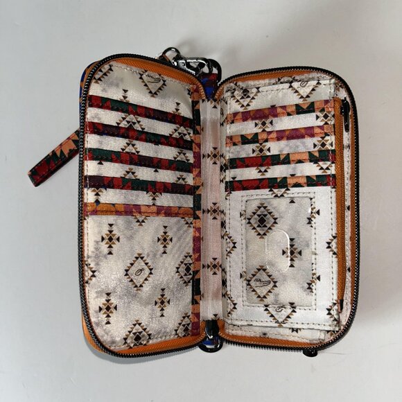 Lug Guild Collection Whirly RFID Wallet - Bargello Mountains Multi - Picture 5 of 10